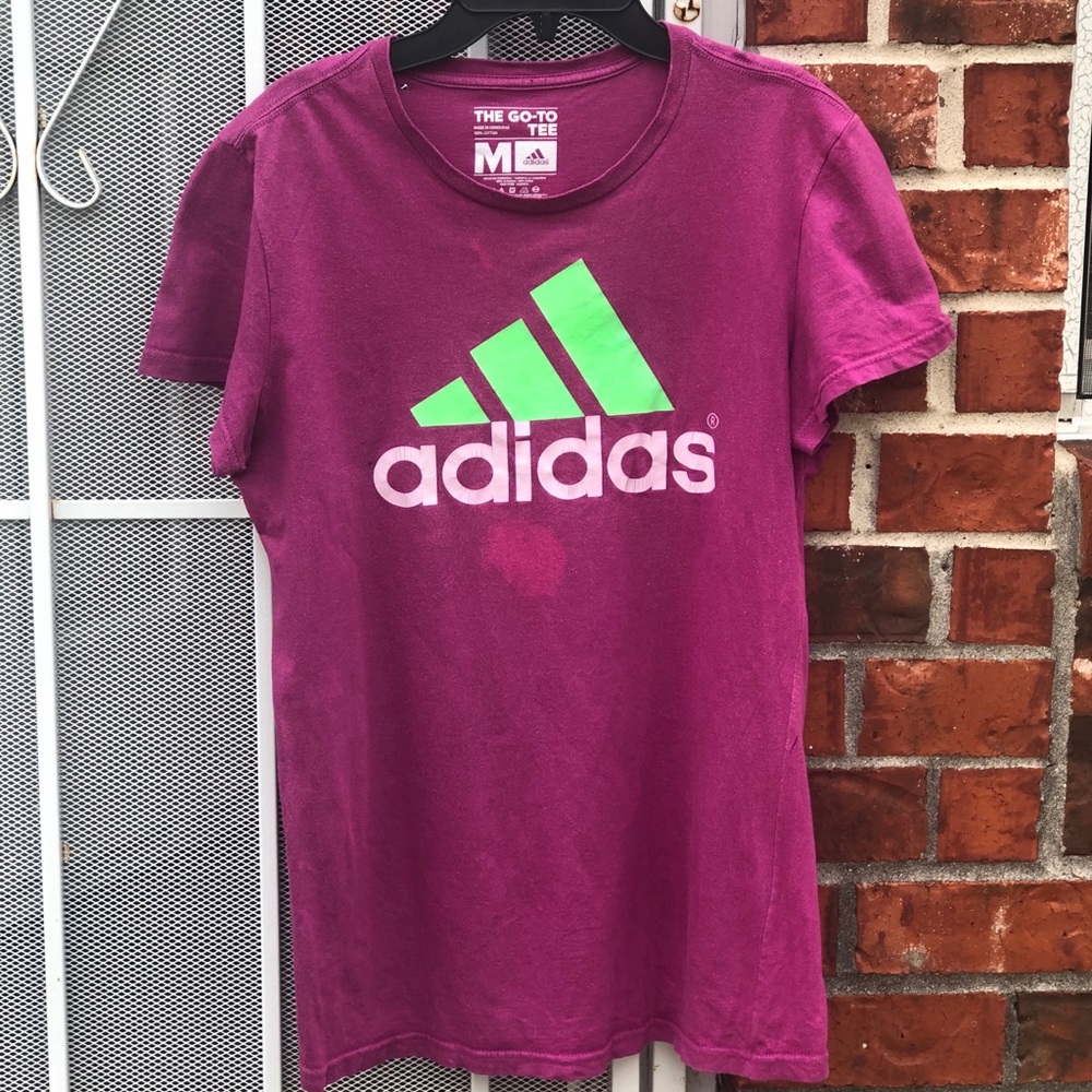 Magenta Adidas T - Shirt